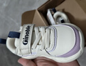 基諾浦（ginoble）學(xué)步鞋冬季天鵝絨棉鞋18個(gè)月-5歲男女童機能鞋GW1661象牙白 曬單實(shí)拍圖