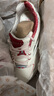 斯凱奇（Skechers）秋季女厚底回彈耐磨緩震跑步鞋800029 白色/紅色/WRD 35 曬單實(shí)拍圖