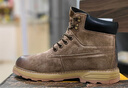 Jeep吉普男鞋耐磨防滑馬丁靴高幫英倫復古風(fēng)工裝靴 【加絨】卡其色 43 曬單實(shí)拍圖