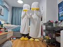 奧圣蔻伊麗莎白鴨子睡衣 沙雕大嘴鴨法蘭絨男女同款連體睡裙可愛(ài)搞怪睡 伊麗莎白鴨子睡袍+鴨爪 180 XL建議身高170-185 曬單實(shí)拍圖