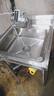 時(shí)光舊巷 加厚304不銹鋼廚房水槽洗菜盆大單槽洗菜池一體盆洗手臺面商用 【加厚小單槽】長(cháng)60寬60高80 曬單實(shí)拍圖
