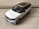 MOONCHILD路虎攬勝汽車(chē)模型合金仿真收藏1比18車(chē)模男孩送給送男生生日禮物 1/18攬勝【白色】+實(shí)木發(fā)光防塵 轎車(chē) 曬單實(shí)拍圖