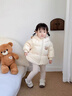 班喜迪嬰兒打底褲新款外穿加絨厚秋冬女寶寶公主打底褲襪兒童保暖褲冬裝 米卡-加絨 90 (M) 建議身高(75-90cm) 曬單實(shí)拍圖