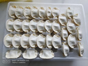 灣仔碼頭薺菜豬肉水餃1320g66只早餐食品速食面點(diǎn)生鮮速凍餃子 曬單實(shí)拍圖