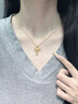LIU GUI FU JEWELRY在逃公主黃金項鏈女足金蝴蝶結吊墜純金馬年生日禮物送女朋友老婆 甄選尊貴禮盒（僅禮盒無(wú)產(chǎn)品） 曬單實(shí)拍圖