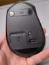 羅技（Logitech）M330 靜音鼠標 無(wú)線(xiàn)鼠標 辦公鼠標 右手鼠標 帶無(wú)線(xiàn)微型接收器 黑色 曬單實(shí)拍圖