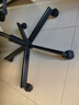 房先生靜音轉椅輪子辦公椅萬(wàn)向輪電腦椅老板椅橡膠輪滑輪滾輪配件轉向輪 宜家插桿雙軸承透黑PU輪5個(gè) 曬單實(shí)拍圖