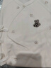 婧麒（JOYNCLEON）嬰兒連體衣春秋無(wú)骨衣服春裝空調服純棉春款長(cháng)袖和尚服外出服 咖色熊頭 52cm 曬單實(shí)拍圖
