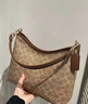 蔻馳（COACH）【官方授權店】奢侈品女包Laurel31流浪包手提單肩斜挎送女友禮物 CV975SVPWH 曬單實(shí)拍圖