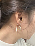 DAISY DREAM官方正品925銀針愛(ài)心耳環(huán)女方圓臉百搭耳釘簡(jiǎn)約小眾設計精致耳飾 愛(ài)心兩戴耳環(huán)【925銀針】 曬單實(shí)拍圖