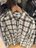 優(yōu)衣庫男女裝法蘭絨格子襯衫長(cháng)袖襯衣薄外套481225 480769 480770 481225/30淺米色 XL 曬單實(shí)拍圖