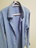 杉杉【羊毛天絲】長(cháng)袖襯衫男款暗紋休閑商務(wù)免燙可機洗襯衣 淺藍色 40 曬單實(shí)拍圖