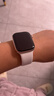 Apple/蘋(píng)果 Watch S11 智能手表GPS款42毫米玫瑰金色鋁金屬表殼淡桃粉色運動(dòng)型表帶M/L MEUP4CH/B 曬單實(shí)拍圖
