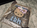 野獸派家居（tbh）三麗鷗Hello Kitty天絲棉家居服套裝可外穿睡衣 短款 經(jīng)典豹紋 XS 曬單實(shí)拍圖