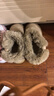 ABC KIDS女童童鞋冬季新款加絨保暖雪地靴 駝色 34碼【內長(cháng)214/腳長(cháng)209】  曬單實(shí)拍圖