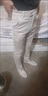 皮爾卡丹（pierre cardin）顯瘦時(shí)尚修身商務(wù)休閑褲男士夏季新款韓版九分小腳褲男款西裝褲 米白色九分褲【新品】 31 曬單實(shí)拍圖