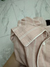無(wú)印良品（MUJI）女式 無(wú)側縫雙層紗織 睡衣 家居服套裝  粉紅色條紋5A L 曬單實(shí)拍圖