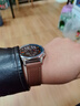 W&P適用華為手表表帶真皮gt5pro/6/watch5/4/3pro/new原裝同款按拆扣運動(dòng)通用46/48mm表盤(pán)腕帶 砂礫棕 曬單實(shí)拍圖