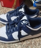 耐克男子膠底低幫運動(dòng)鞋春季板鞋平底復古NIKE DUNK LOW HF5441 107白/深藏青/白 42.5 曬單實(shí)拍圖