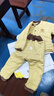 翹腳鴨（Tiptoe Duck）嬰兒衣服140g夾棉加厚冬季外套男女兒童外出棉服套裝寶寶純棉保暖 曬單實(shí)拍圖