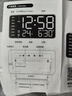 BBA電子時(shí)鐘桌面電視柜臺鐘擺臺式led數字客廳掛墻智能鬧鐘 6659藍 曬單實(shí)拍圖