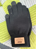 匹克冬季保暖手套防寒針織毛線(xiàn)手套戶(hù)外騎行電動(dòng)車(chē)防滑可觸屏 黑色 曬單實(shí)拍圖