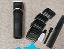 奧克斯（AUX）電動(dòng)理發(fā)器剃頭推子自理發(fā)器電推子家用電推剪全身水洗男士?jì)和戆l(fā)工具全套 騎士黑【智能電顯+3檔調速】贈大禮包+雙剪刀 曬單實(shí)拍圖