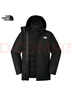北面（The North Face）【經(jīng)典款】三合一沖鋒衣男羽絨內膽550蓬鵝絨防水秋冬上新|81NH 4H0/宇宙黑 L/175 曬單實(shí)拍圖