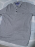 皮爾卡丹（pierre cardin）純棉保羅長(cháng)袖T恤男春秋季新款大碼寬松翻領(lǐng)polo領(lǐng)衫純色百搭上衣 長(cháng)袖-灰色(純棉POLO衫) L 170 建議120-140斤 曬單實(shí)拍圖