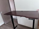 林氏家居實(shí)木電動(dòng)升降桌子胡桃木色長(cháng)書(shū)桌自動(dòng)升降電腦桌辦公木業(yè)LH292V1 曬單實(shí)拍圖