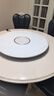 富得萊飯菜保溫板加熱菜板暖菜板圓形家用智能多功能帶火鍋電磁爐自動(dòng)恒溫餐桌旋轉盤(pán)神器 語(yǔ)音白80cm電動(dòng)旋轉電磁爐火鍋 曬單實(shí)拍圖