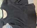 海瀾之家（HLA）保暖內衣男士秋衣秋褲男100%純棉抗菌防螨保暖線(xiàn)衣線(xiàn)褲打底套裝 360克加絨加厚羊毛蠶絲考拉絨套裝-黑色 2XL /180(體重150-170斤) 曬單實(shí)拍圖