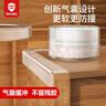 貝得力（BEIDELI）透明鏤空防撞條防碰撞貼緩沖軟包邊條隱形透明兒童環(huán)保無(wú)毒2米 曬單實(shí)拍圖