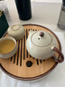 尚言坊汝窯功夫茶具整套帶茶盤(pán)家用辦公室高檔陶瓷喝茶杯茶盤(pán)茶壺套裝 1【1壺2杯】暢意套裝 曬單實(shí)拍圖