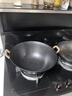 王源吉鐵鍋炒鍋鑄鐵鍋雙耳蘇鍋王老式家用圓底無(wú)涂層龜紋大肚炒鍋36cm 曬單實(shí)拍圖