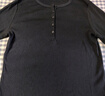 優(yōu)衣庫女裝羅紋亨利領(lǐng)T恤/長(cháng)袖修身短款內搭打底25新款479591 09 黑色 L /160/88A 曬單實(shí)拍圖