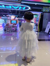 巴拉巴拉童裝女童連衣裙秋裝寶寶兒童長(cháng)袖網(wǎng)紗裙子甜美潮 藍色調00388 100cm 曬單實(shí)拍圖