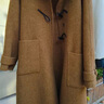 茵曼（INMAN）2025冬季女裝新款紅裝羊駝毛桑蠶絲牛角扣雙面呢大衣長(cháng)款毛呢外套 咖啡色 M 163-167cm /111-120斤 曬單實(shí)拍圖