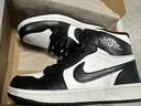 AJ高幫男鞋黑白熊貓2025款冬季新款運動(dòng)休閑板鞋男女同款情侶板鞋 AJ1黑白熊貓/高幫加絨 高品質(zhì) 43 (265mm) 曬單實(shí)拍圖