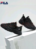 FILA 斐樂(lè )運動(dòng)鞋女MARS II 火星系列二代秋秋季時(shí)尚復古跑步鞋女 黑-BK 36.5 曬單實(shí)拍圖
