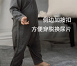 nest designs嬰兒連體衣新生兒男女寶寶連體衣爬服羅紋透氣長(cháng)袖秋冬家居服 炭筆灰 80cm （建議身高73-82cm） 曬單實(shí)拍圖