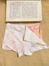 北極絨4條裝兒童內褲女童發(fā)育期純棉女孩學(xué)生10A抑菌平角短褲寶寶中大童 曬單實(shí)拍圖