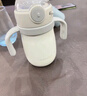 英氏（YEEHOO） 兒童保溫杯寶寶學(xué)飲吸管杯嬰兒6個(gè)月以上小月齡奶瓶幼兒園水杯 小月齡保溫杯【鴨嘴頭+吸管頭】帶重力球+送背帶 300ml 曬單實(shí)拍圖