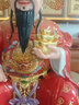 臺灣漢白玉財神爺供奉神像家用文財神爺佛像店鋪公司開(kāi)業(yè)招財擺件 40公分財神爺（紅衣財神） 曬單實(shí)拍圖