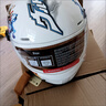 貝森羅（BEISENLUO）3C兒童頭盔鋼鐵俠男孩秋冬季圍脖大黃蜂全盔小學(xué)生電動(dòng)車(chē)安全帽子 3C白機甲（全盔）透鏡 曬單實(shí)拍圖