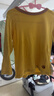 優(yōu)衣庫嬰幼兒寶寶圓領(lǐng)T恤/長(cháng)袖25秋冬新款479657 43 黃色 90 曬單實(shí)拍圖