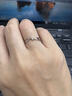 潮宏基 至簡(jiǎn)交織18K金鉆石戒指女士彩金女戒鉆戒手飾送女友新年禮物 女士14號 曬單實(shí)拍圖