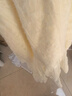 闊色米杏色蕾絲花邊鏤空長(cháng)袖t恤女2025秋季新款氣質(zhì)內搭打底上衣 米杏色 M 曬單實(shí)拍圖