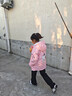 迪士尼（Disney） 男女童一衣三穿羽絨內膽+棉衣外套兒童羽絨服厚 淺粉+粉 150 曬單實(shí)拍圖