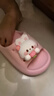 土豆屋兒童拖鞋中大童小孩室內外防滑軟底涼拖鞋 萌萌小兔200碼 曬單實(shí)拍圖